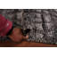 Tapis oriental abstrait marocain 5 x 8