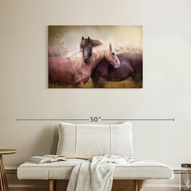 Illustration d'un cheval romantique