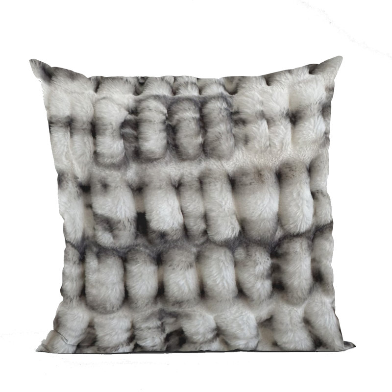 Coussin décoratif en polyester / mélange de polyester, 26 po x 26 po