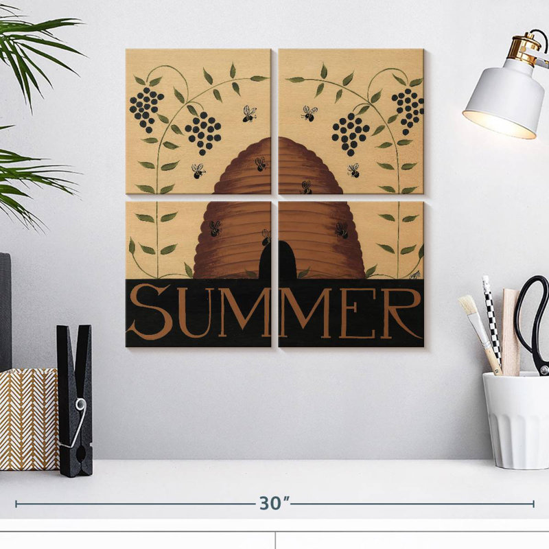 Abeilles d'été Brampt, H 18 po x l 18 po