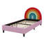 Lit plateforme tapissier Rainbow Design