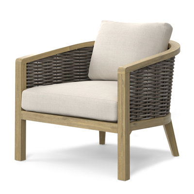 Chaise de patio avec coussin Parksac