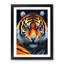 Fearless Tiger - Single Picture Frame Print-228202274-228202273