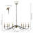 Wicklow Bohemian Farmhouse Iron LED Chandelier-747549268-803211181