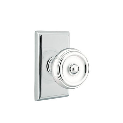 Privacy Waverly Knob with Rectangular Rose