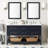 60" Robertson Double Bathroom Vanity Set with Oval Undermount Sinks-75246262-75246265-75246288