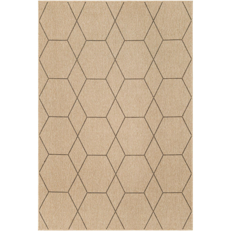 Sheglita Abstract Indoor Rug, Rectangle 6'3" x 9'