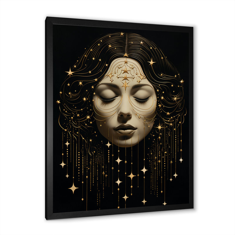 Spiritual Insight I, Cadre photo noir, H 40 po x l 30 po x P 1,5 po