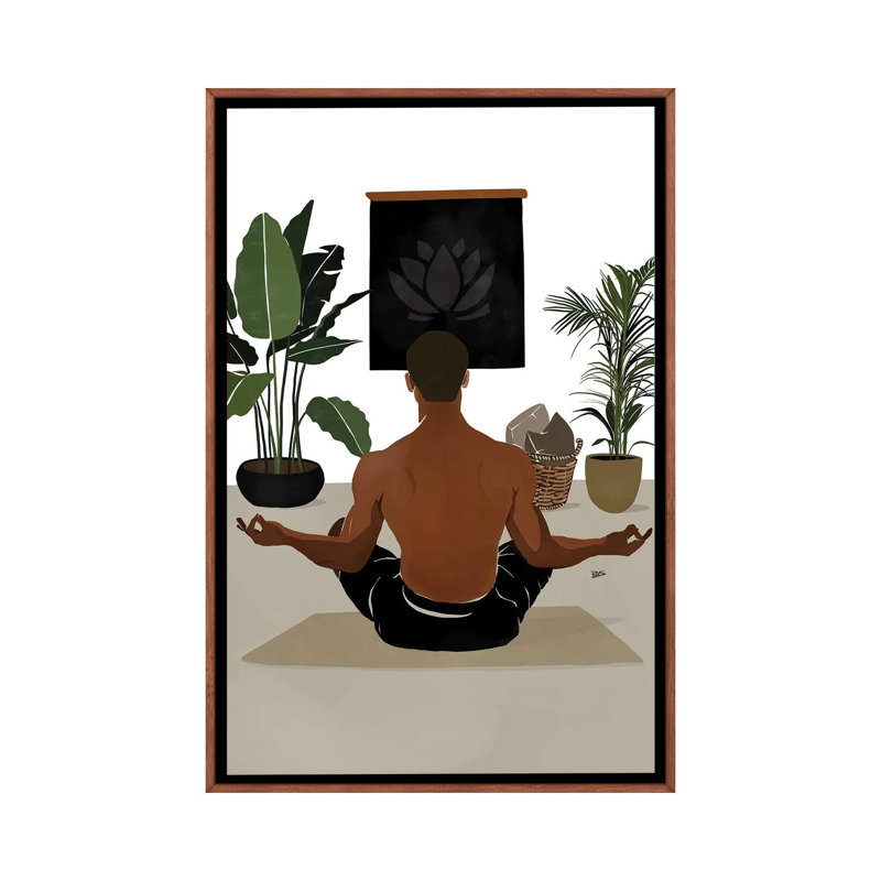 « Focus » par Bria Nicole-impression d’art graphique, Pas de tapis, H 48 po x l 32 po x P 1,5 po