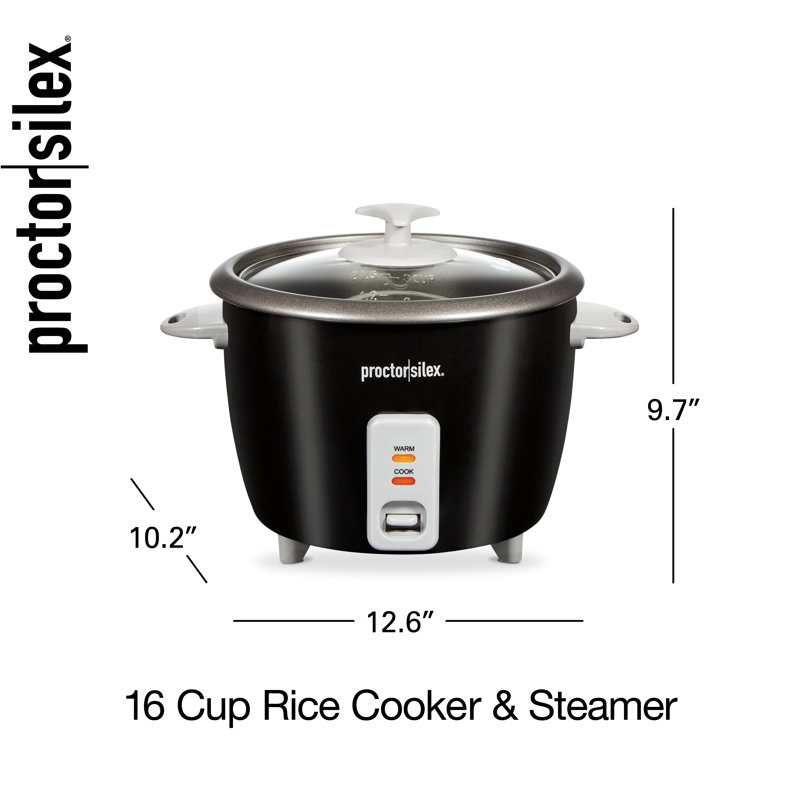 Cuiseur à riz et à vapeur 16 tasses Proctor Silex