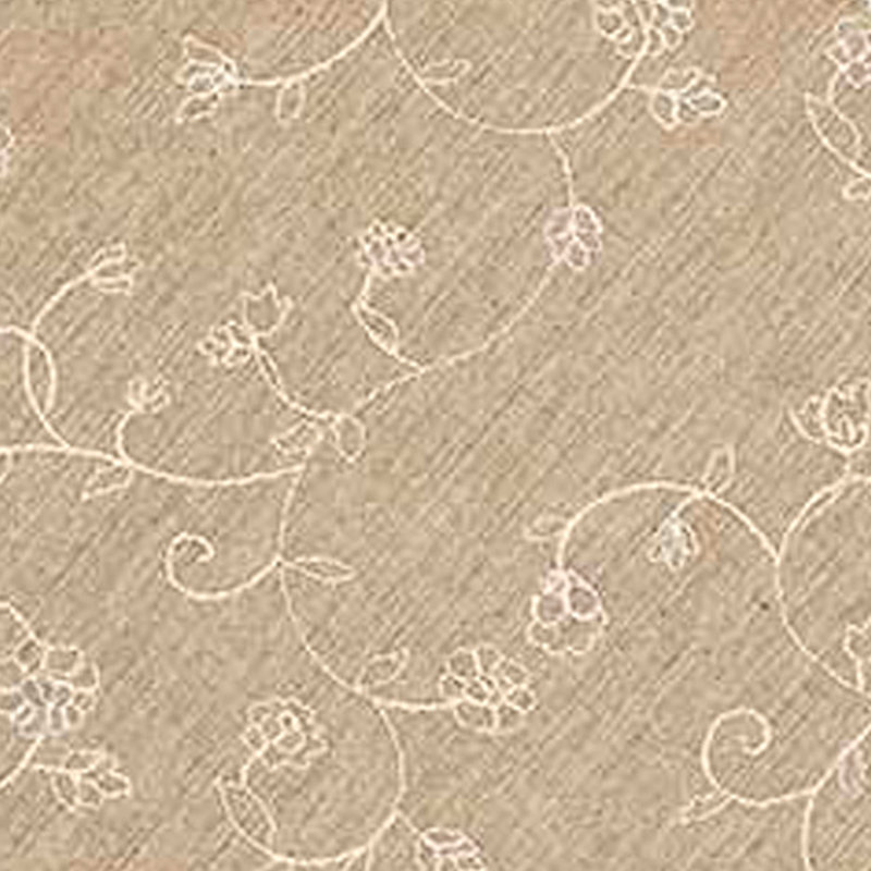 Props Floral 100% Cotton Table Runner, Taupe