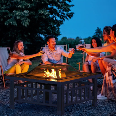  Digna Square Iron Fire Pit
