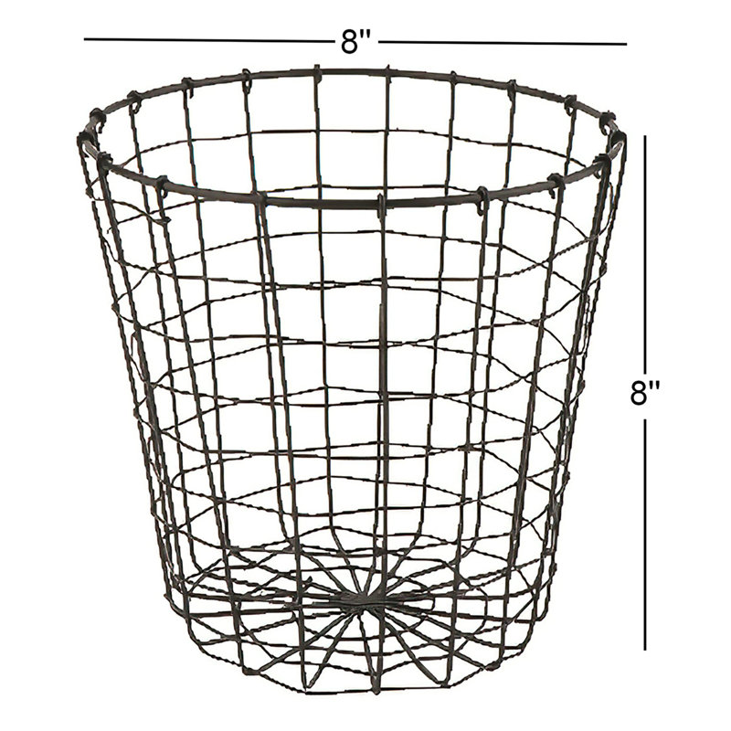 G.E.T. Powder Coated Iron Decorative Basket