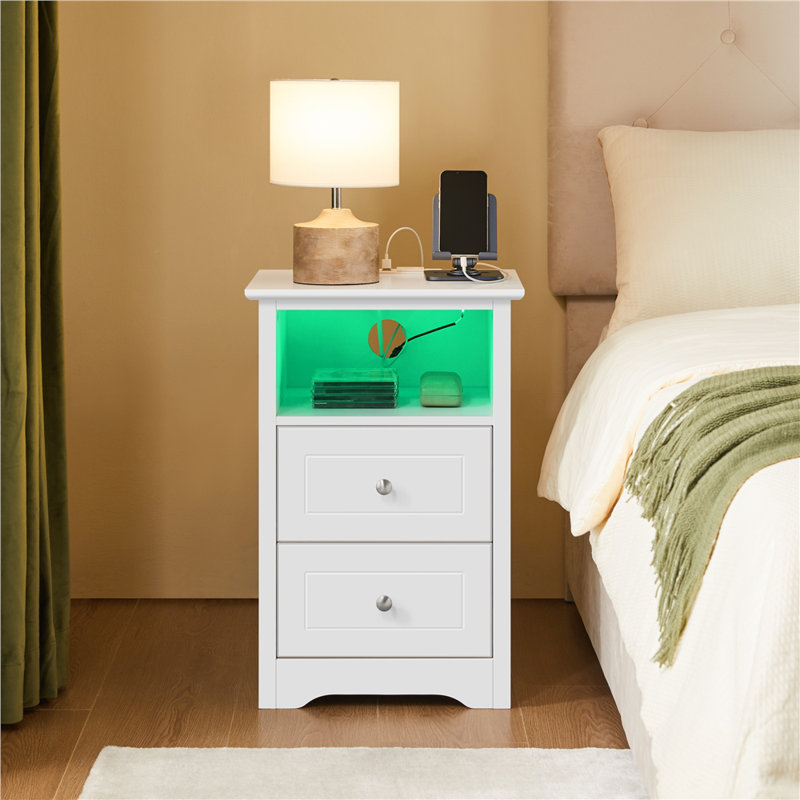 40cm W Bedside Table