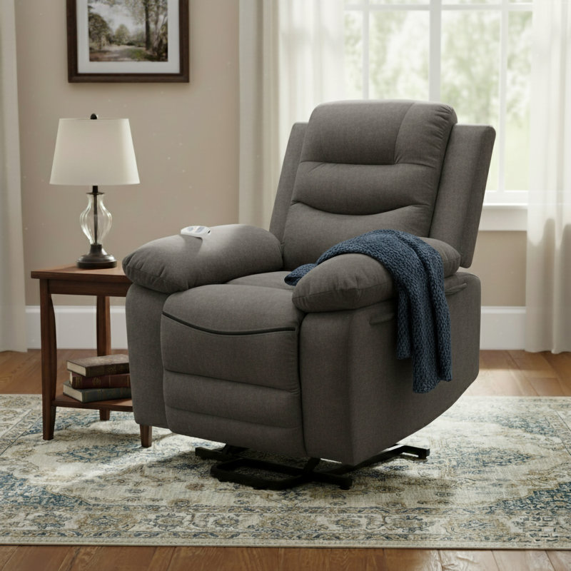 Fauteuil inclinable et relevable Betanya, gris