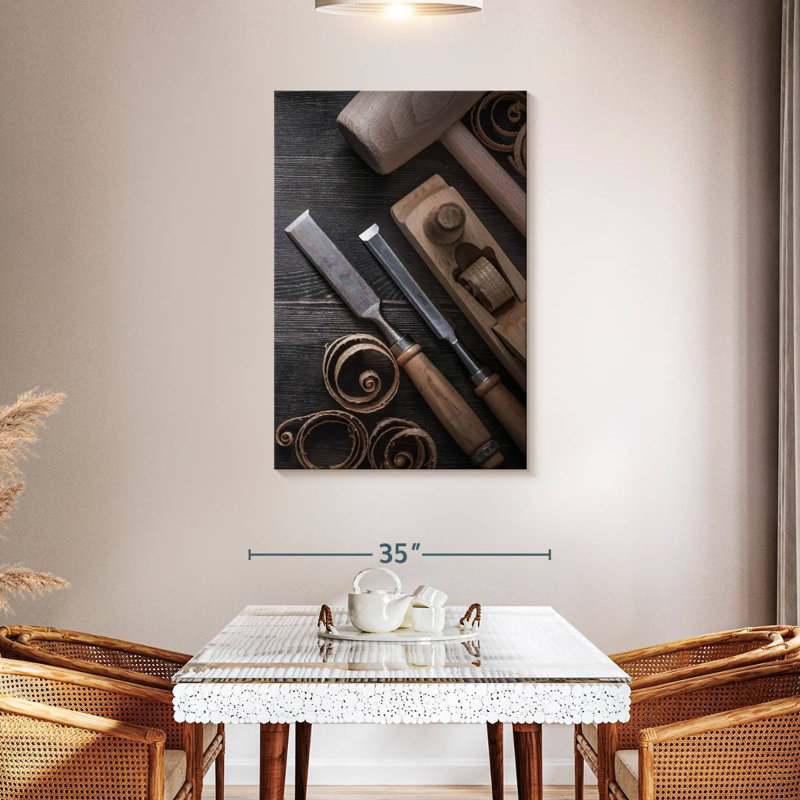 Carpenter Tools, 45" H x 30" W