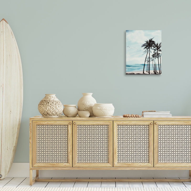 «Summer Beach Silhouette» par Linda Baliko, H 20 po x l 16 po