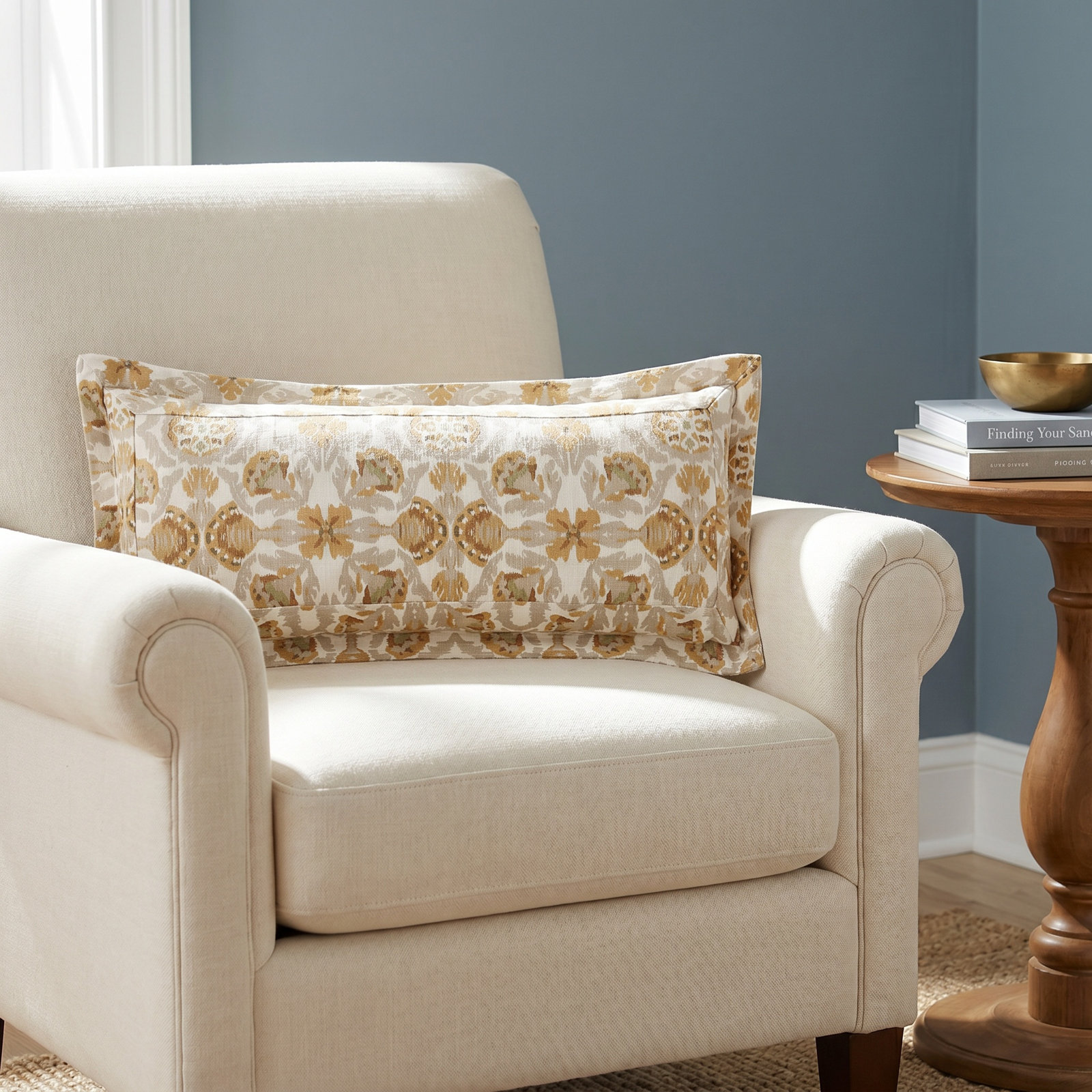 Reiner 36" x 14" Linen Throw Pillow