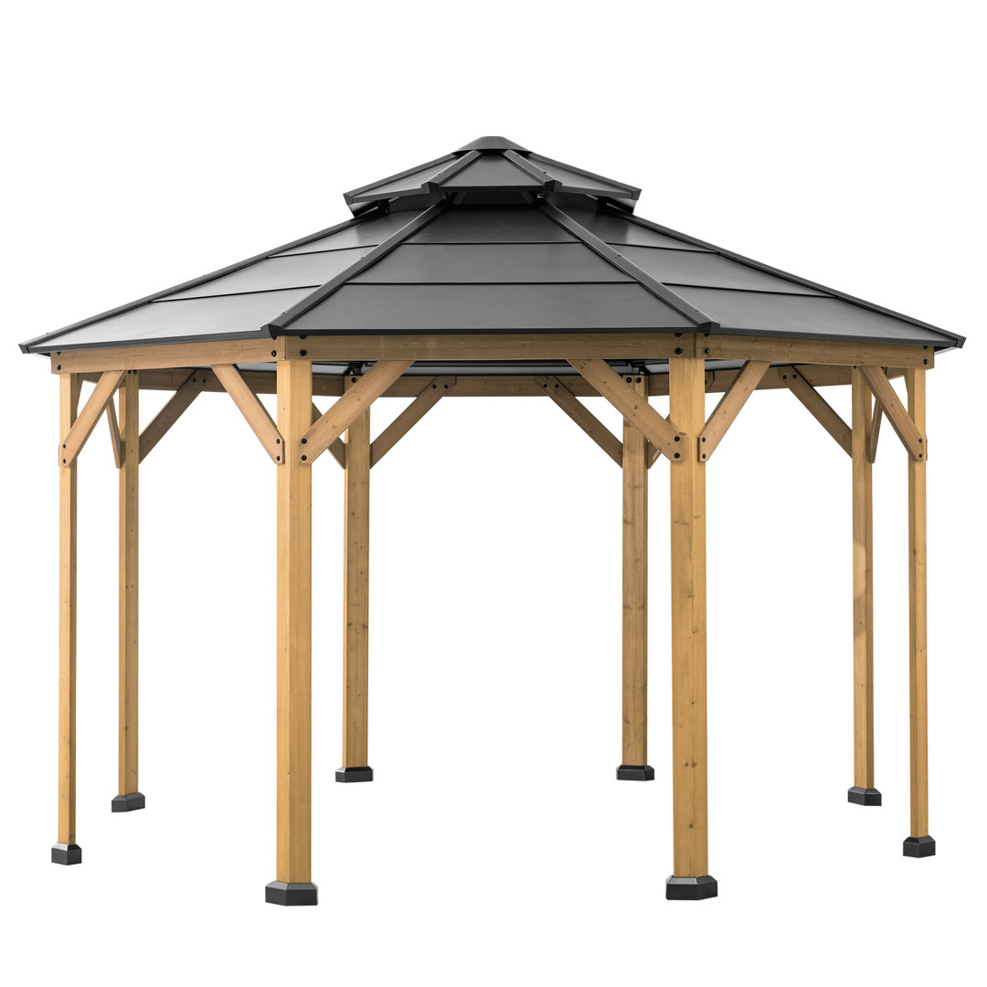 3,9 m x 3,9 m Pavillon aus Stahl