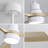 48 Inch Solid Wood Ceiling Fan With Dimmable Light 6 Speed Reversible DC Motor