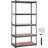 Mariapaula Steel Height -Adjustable Shelving Unit-1118290395