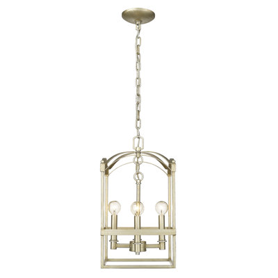 Groark 4 - Light Dimmable Lantern Geometric Chandelier