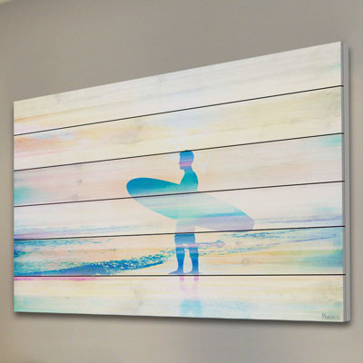 Blytheville Faded Surf par Parvez Taj - impression sur bois