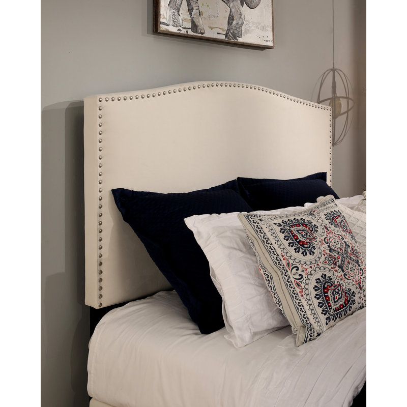 Romeoville Upholstered Platform Storage Bed, King, Ivory, 2