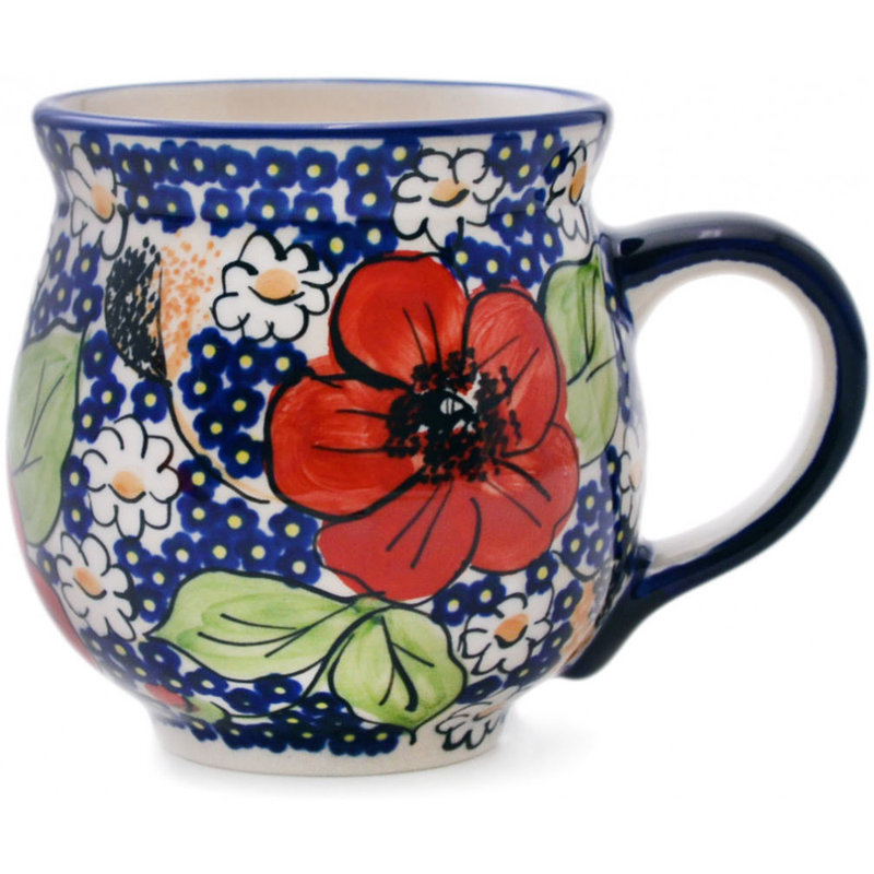 Handmade Stoneware Porcelain Coffee Mug Teacup and Saucer