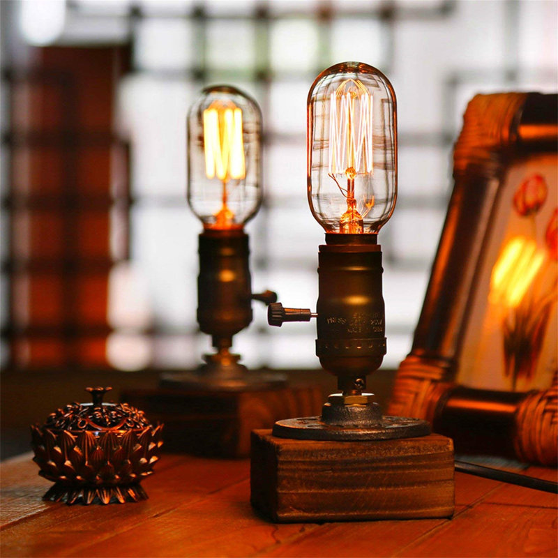 Aleaya Wood Lamp Base Lamp