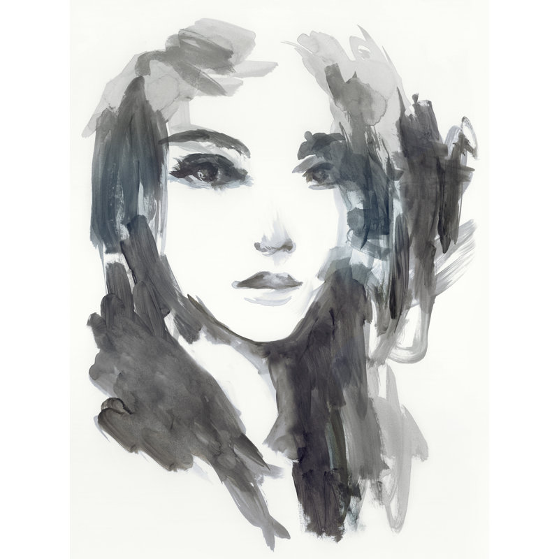 One Rainy Night II Painting by Eve Fairwell, 40" H x 30" W, Image Brush Gel