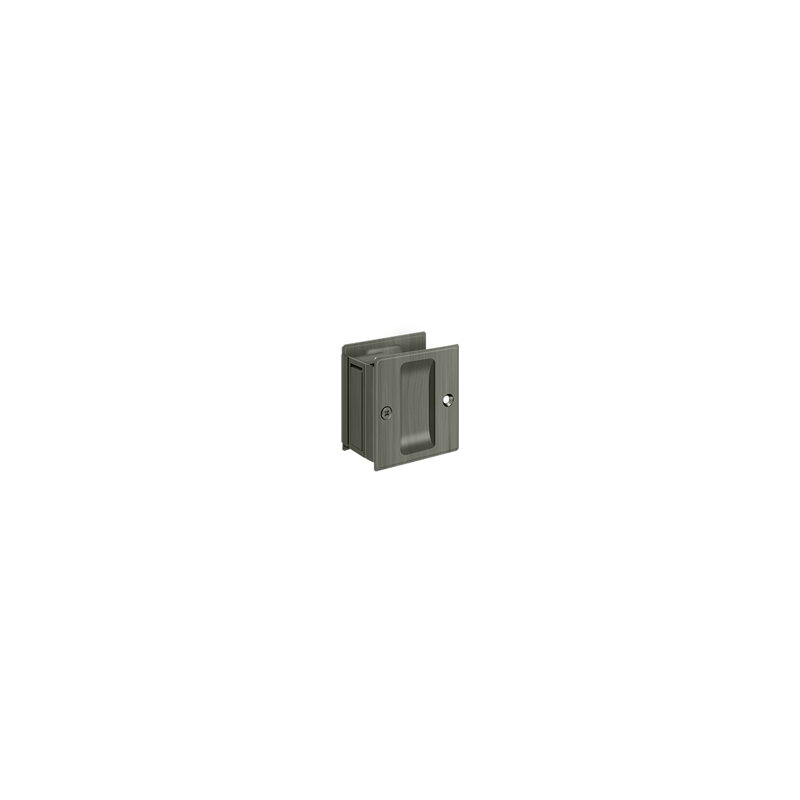Pocket Door Hardware, Antique Nickel