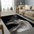 Large Non-Woven Thin Type Printed Rug with Intricate Floral Pattern for Elegant Indoor Decor-1492250274