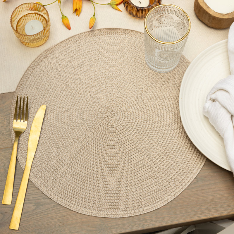 Polyester No Pattern Placemat