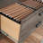 File Credenza With Adjustable Shelf, Brown Finish