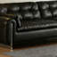 Canapé modulaire noir en similicuir-1178918537