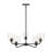 Aneta 5 - Light Dimmable Wagon Wheel Chandelier