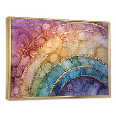 Radiant Cascade Of Rainbow I - reproduction d'art mural arc-en-ciel