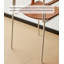 Petit tabouret rétro en bois massif