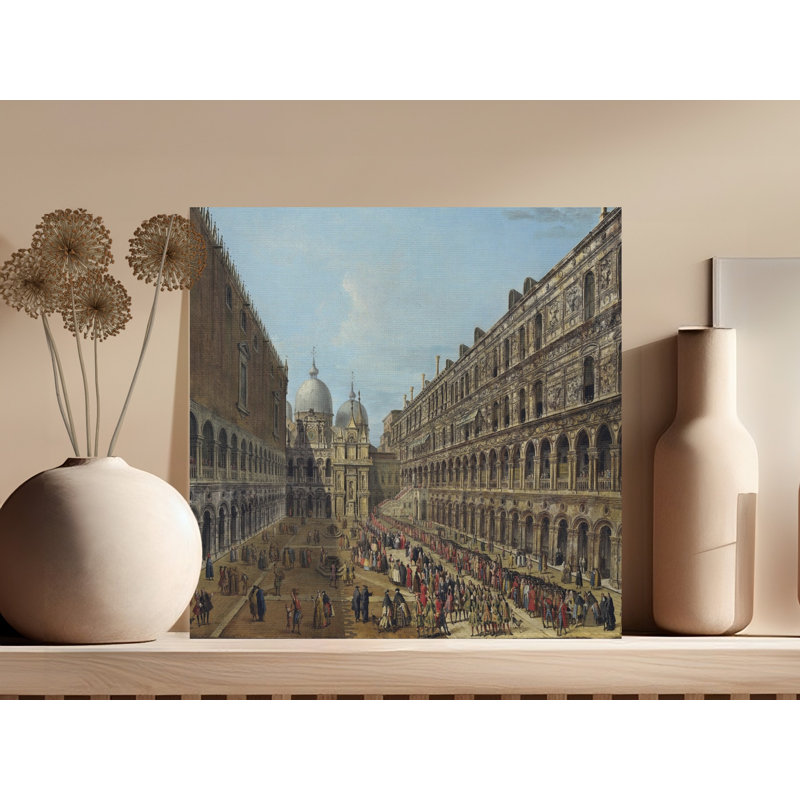 Kahn Wrapped Canvas Print Set, 14x14
