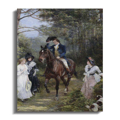 Haman 1 Piece Wrapped Canvas Wall Art Set