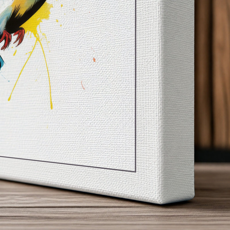 Ascending Dove Modern - Wrapped Canvas, 18x12 - 45.7 x 30.5 cm, White Border