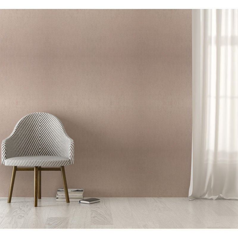 Superfresco Easy Molten 10m x 52cm Matte Wallpaper Roll, Rose Gold