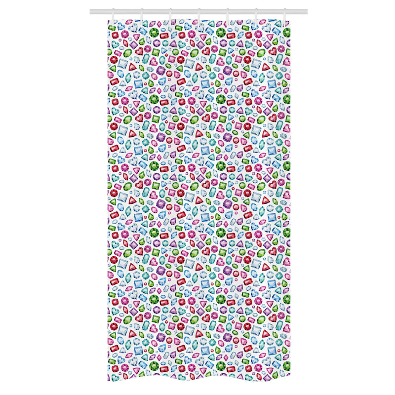 Muncie Shower Curtain with Hooks Included, 72" H x 36" W