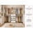 74" To 116" Width Adjustable Closet Organizer With 4 Drawers & 4 adjustable Rods-1630863119