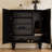 Chinese Style Retro Shoe Cabinet 17 Pair Shoe Storage Cabinet
