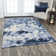 Tapis bleu/beige Everything Old Is New Again