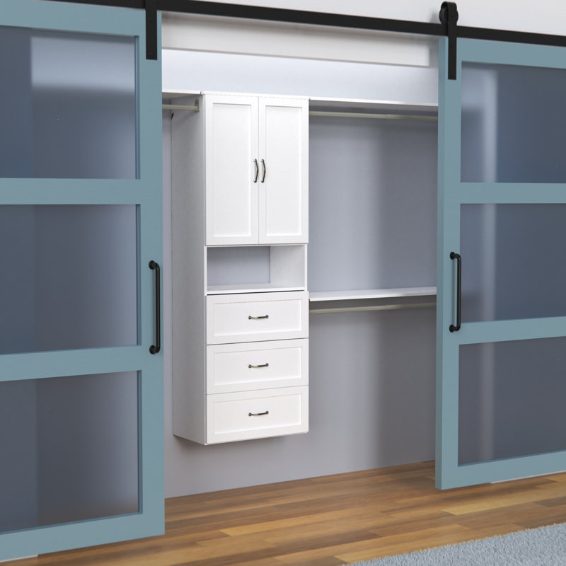SuiteSymphony Hanging Tower Reach-In Closet Set