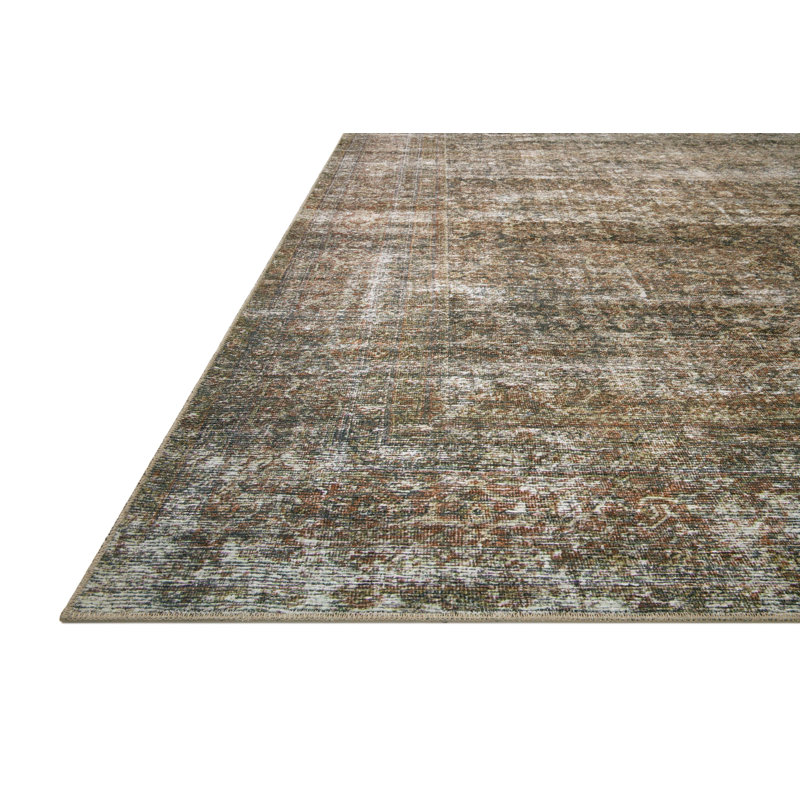 Handmade Ivory Rectangular Stain-Resistant Synthetic Rug 7'6" x 9'6"