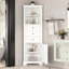 Armoire de salle de bain triangulaire haute